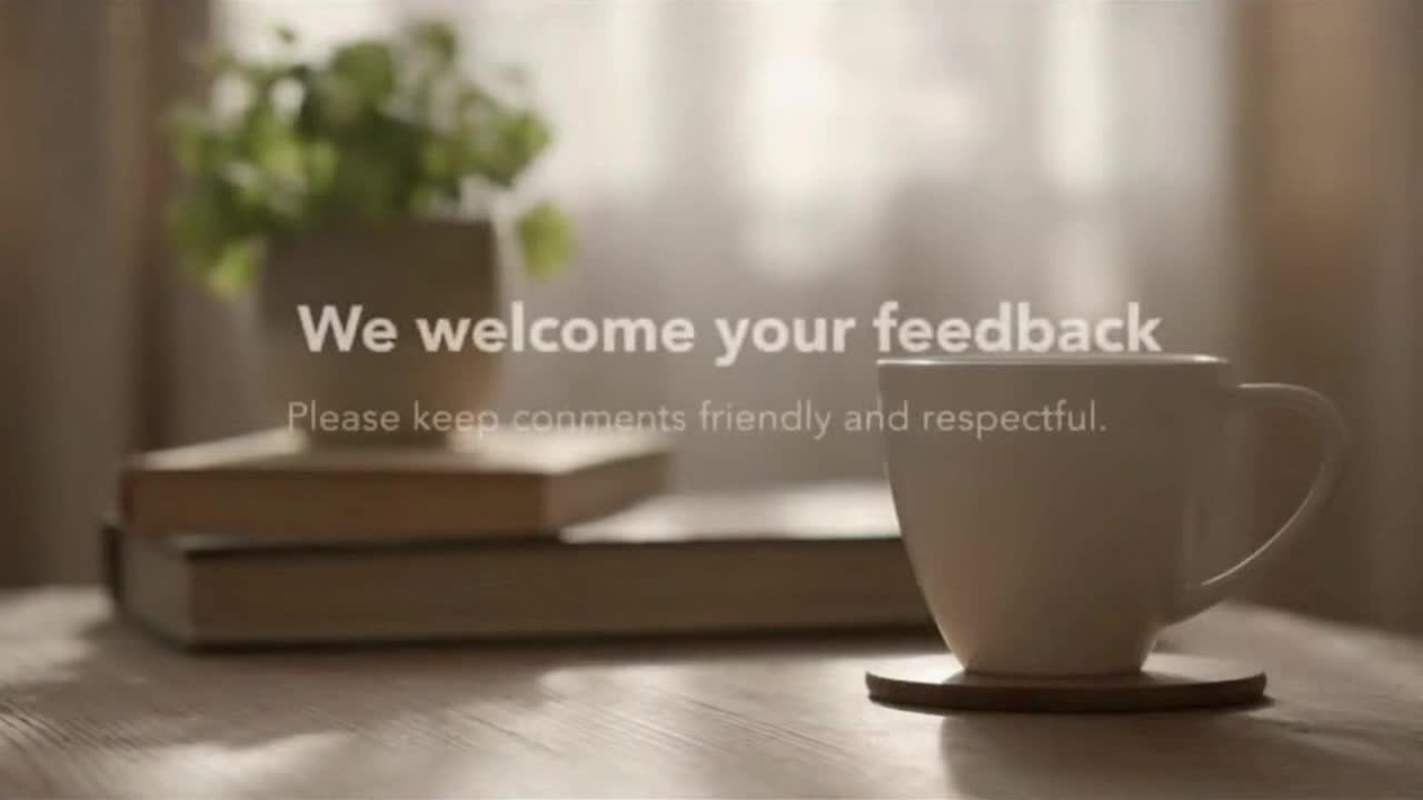 A Friendly Reminder to Keep Comments Respectful and Help Build a Positive Community