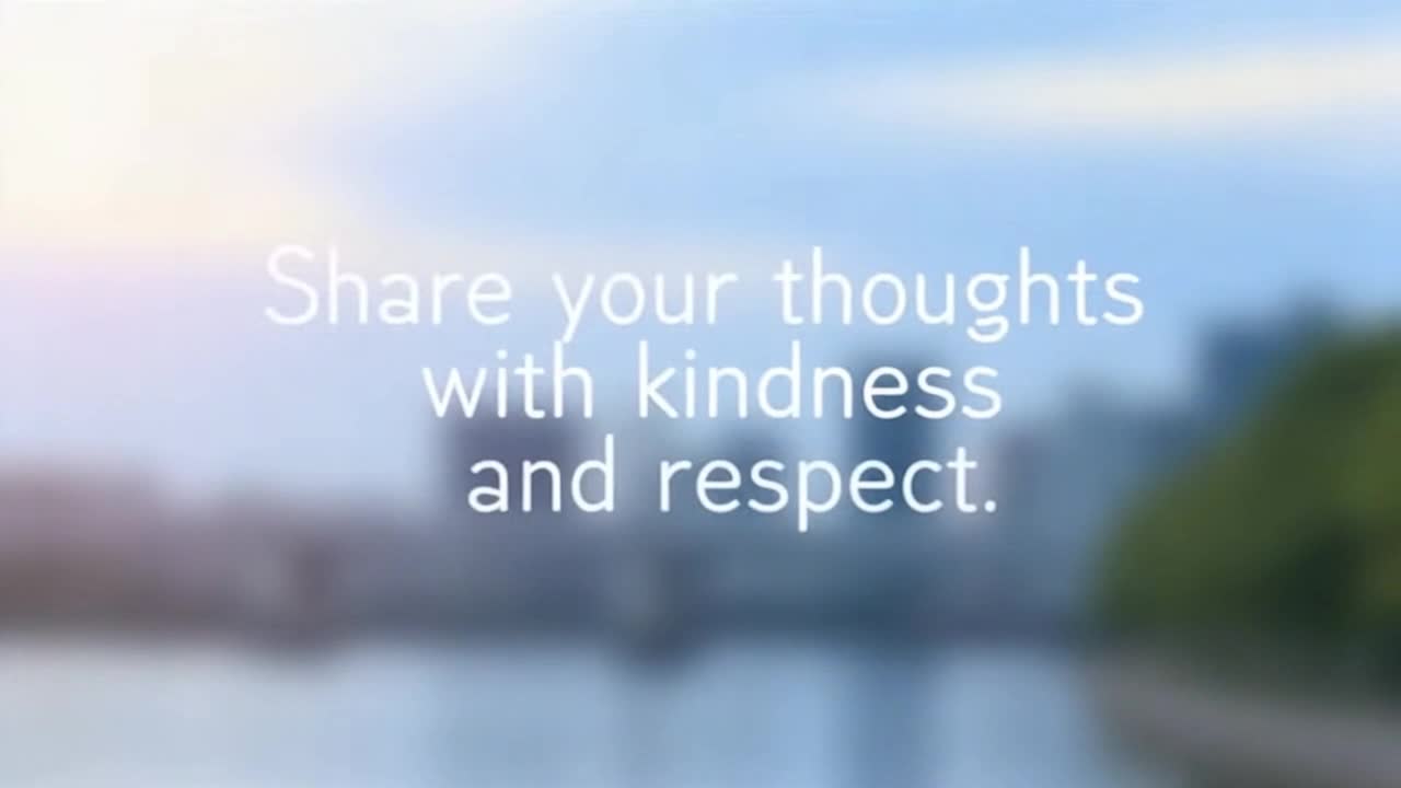 Friendly and Respectful Feedback Reminder for Positive, Family-Friendly Community Discussions