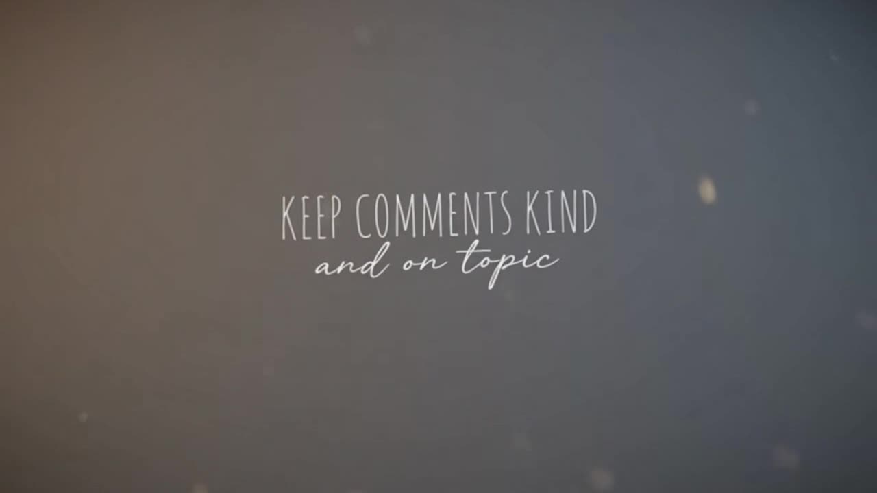 A Short Visual Reminder to Keep Comments Kind, Respectful, and Focused While Celebrating Creativity 