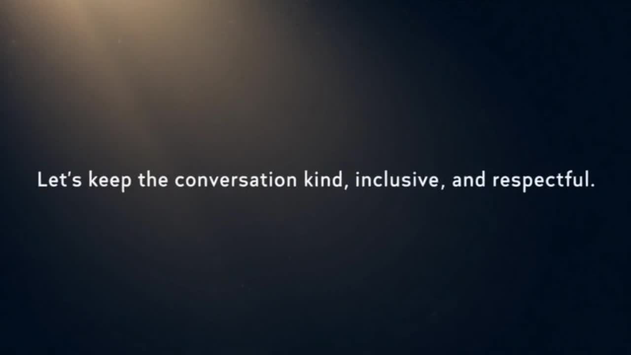 A Gentle Reminder to Keep Our Comments Kind, Respectful, and Positive for Everyone