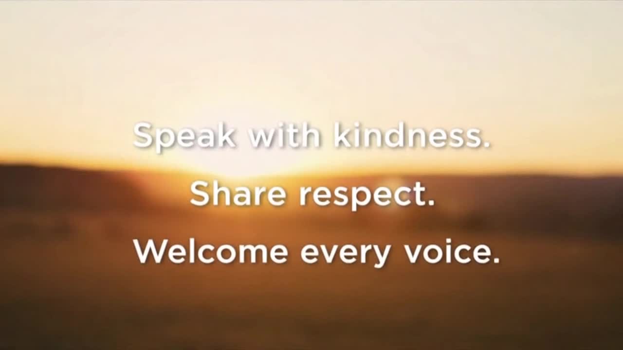 Creating a Positive and Respectful Space for Open Conversation in Our Community