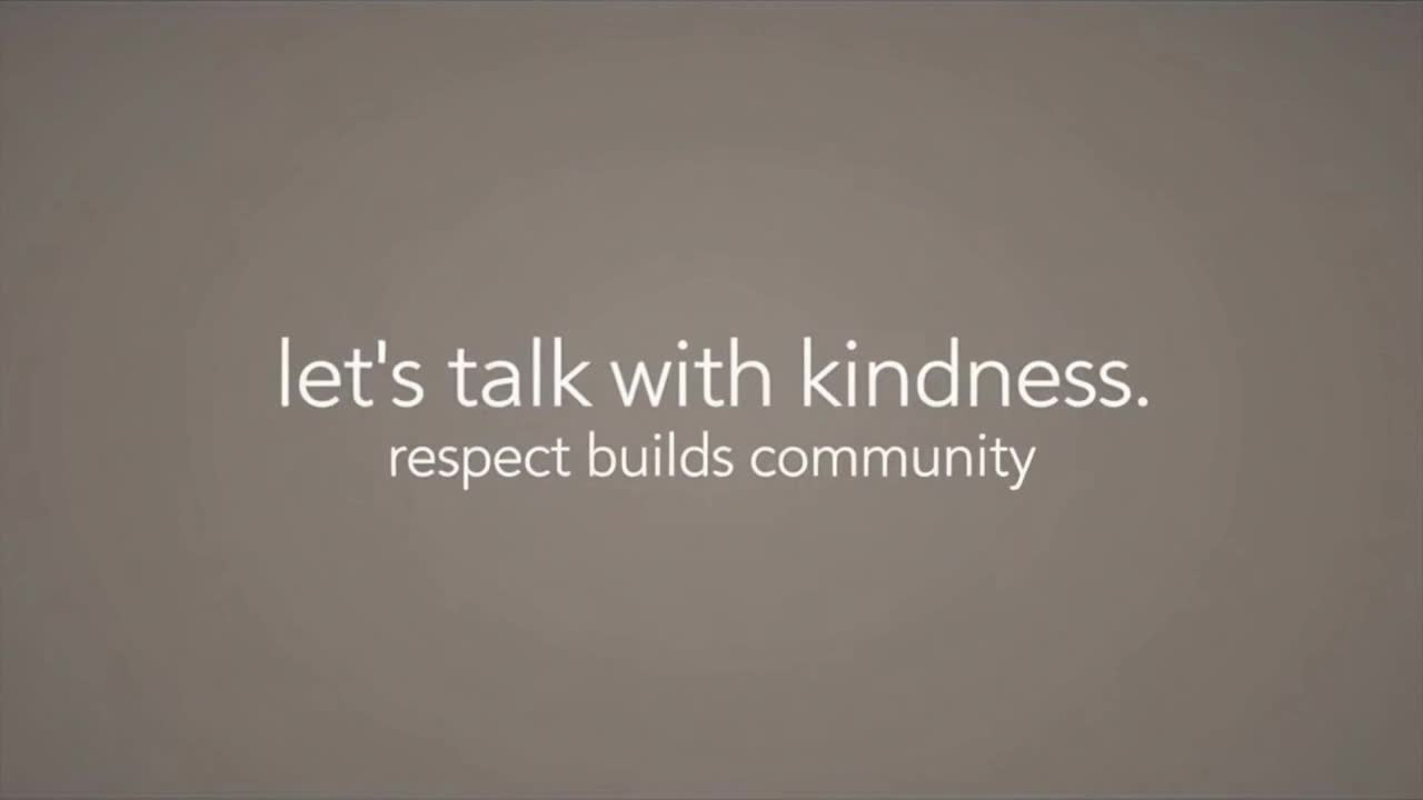 A Gentle Reminder to Share Thoughts Kindly and Keep Conversations Respectful for Everyone