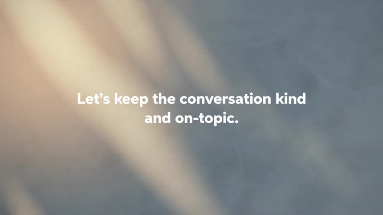 Creating a Friendly Comment Space Where Respectful Voices Come Together