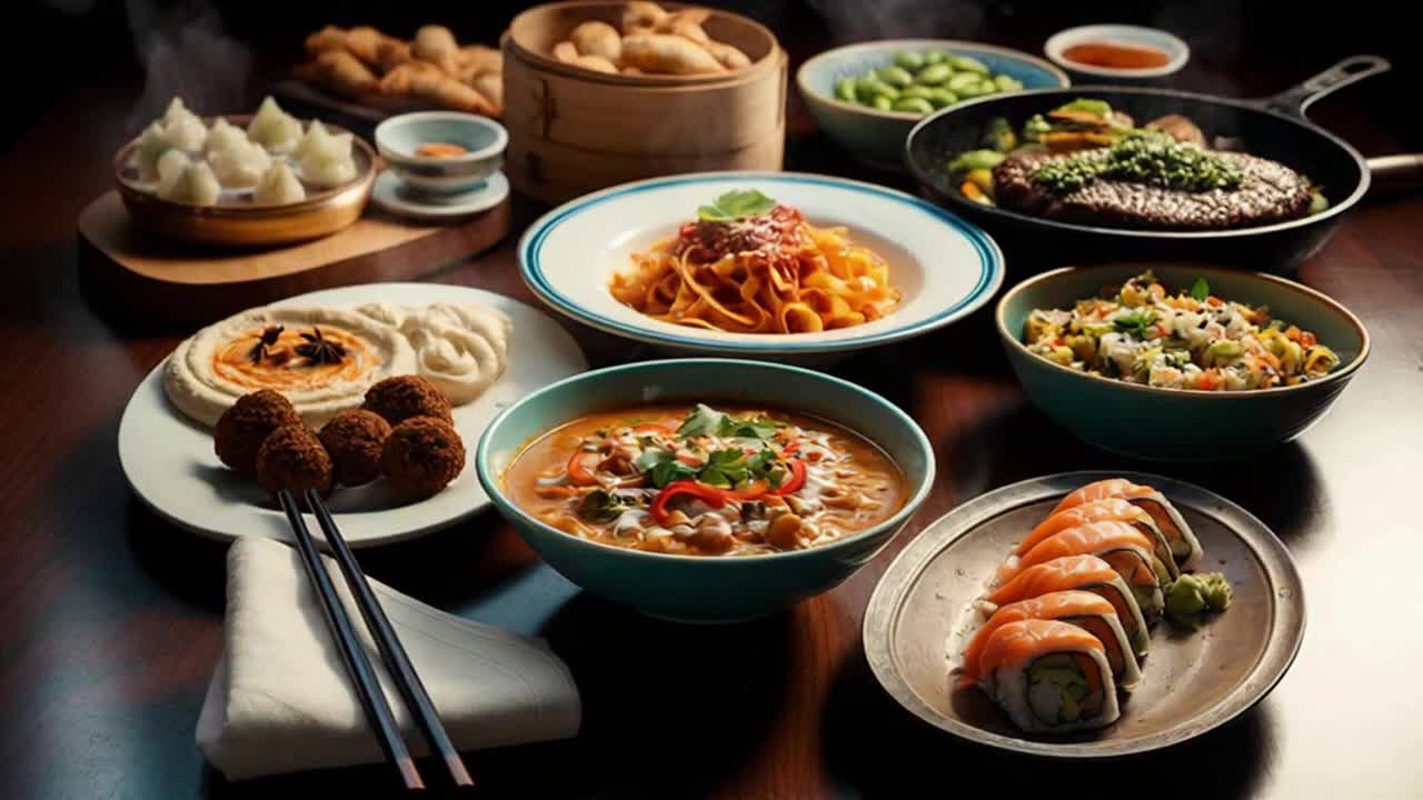 A Quiet Moment at the Table Where Global Cultures and Cuisines Meet Naturally