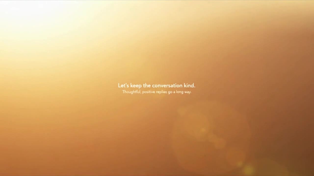 A Friendly Reminder to Keep Comments Respectful, Positive, and Welcoming for Everyone