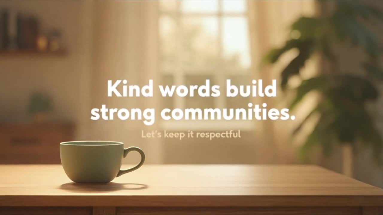 Creating a Welcoming Comment Space Through Respectful, Positive, and Constructive Conversations