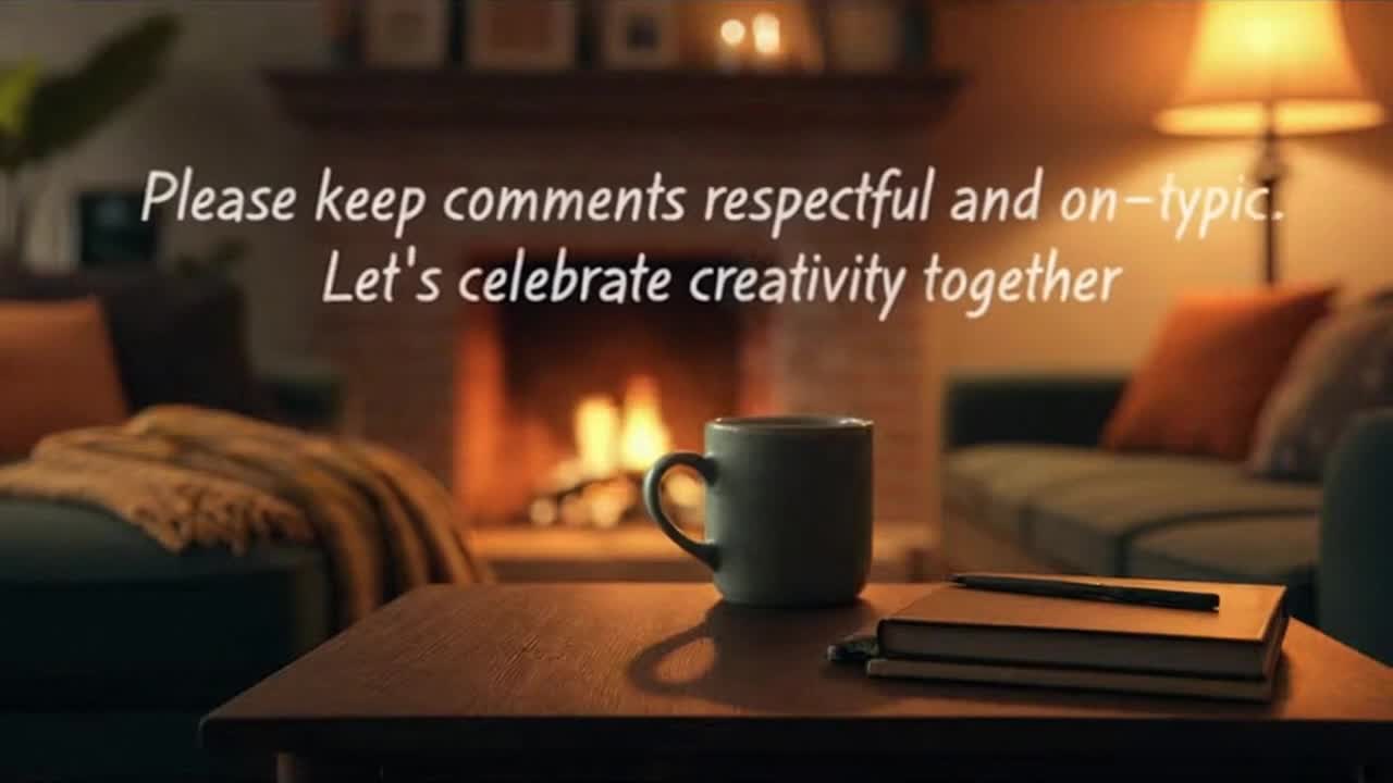 A Warm Reminder to Keep Comments Kind, Respectful, and Focused While Celebrating Creativity Together