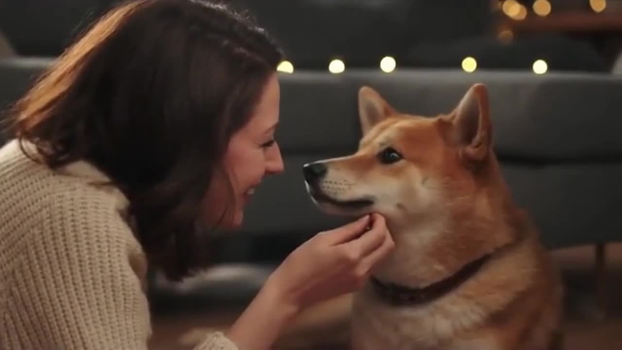 A Cute and Funny Split-Second Moment Between a Dog and Their Human Owner