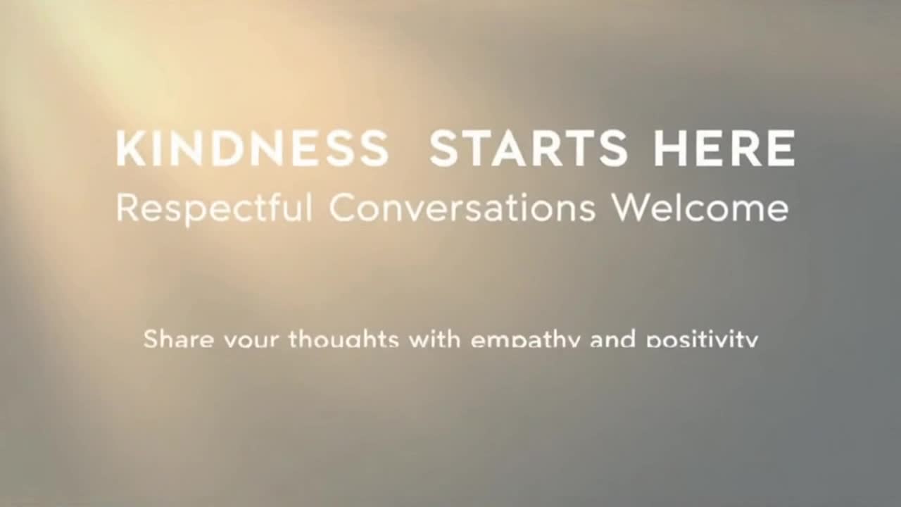 A Simple Reminder to Keep Conversations Respectful, Positive, and Family-Friendly for Everyone