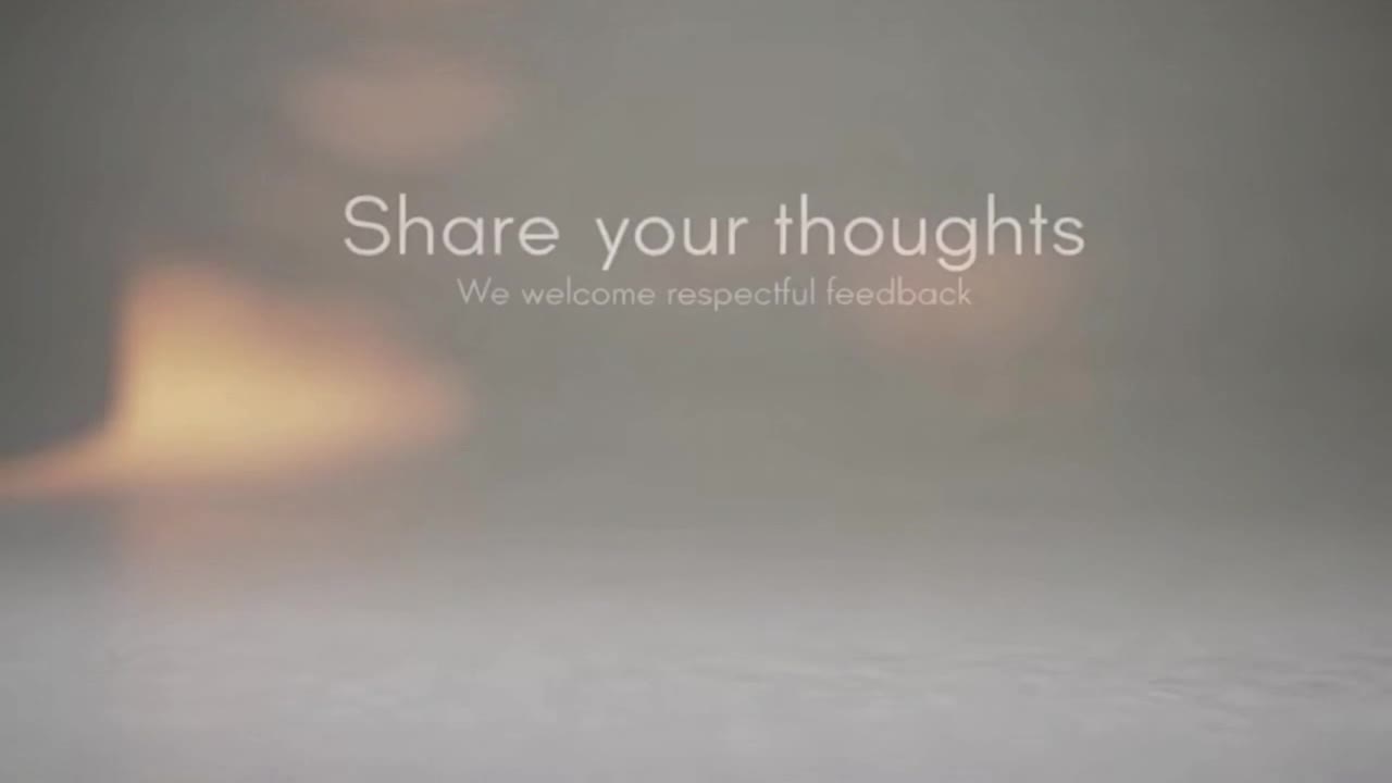 A Calm Invitation to Share Your Thoughts and Keep the Conversation Positive and Respectful