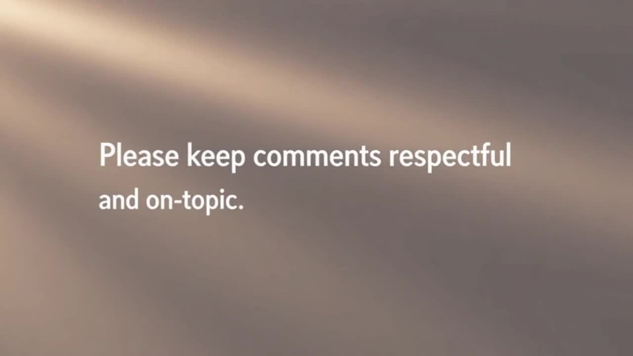 A Friendly Reminder to Keep Comments Respectful, Positive, and On-Topic for Everyone
