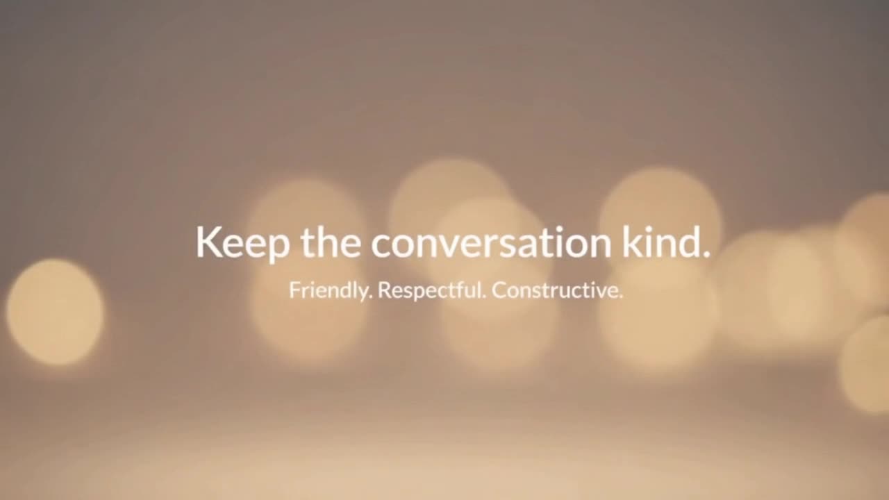 A Friendly Reminder to Keep Comments Respectful, Positive, and Welcoming for Everyone
