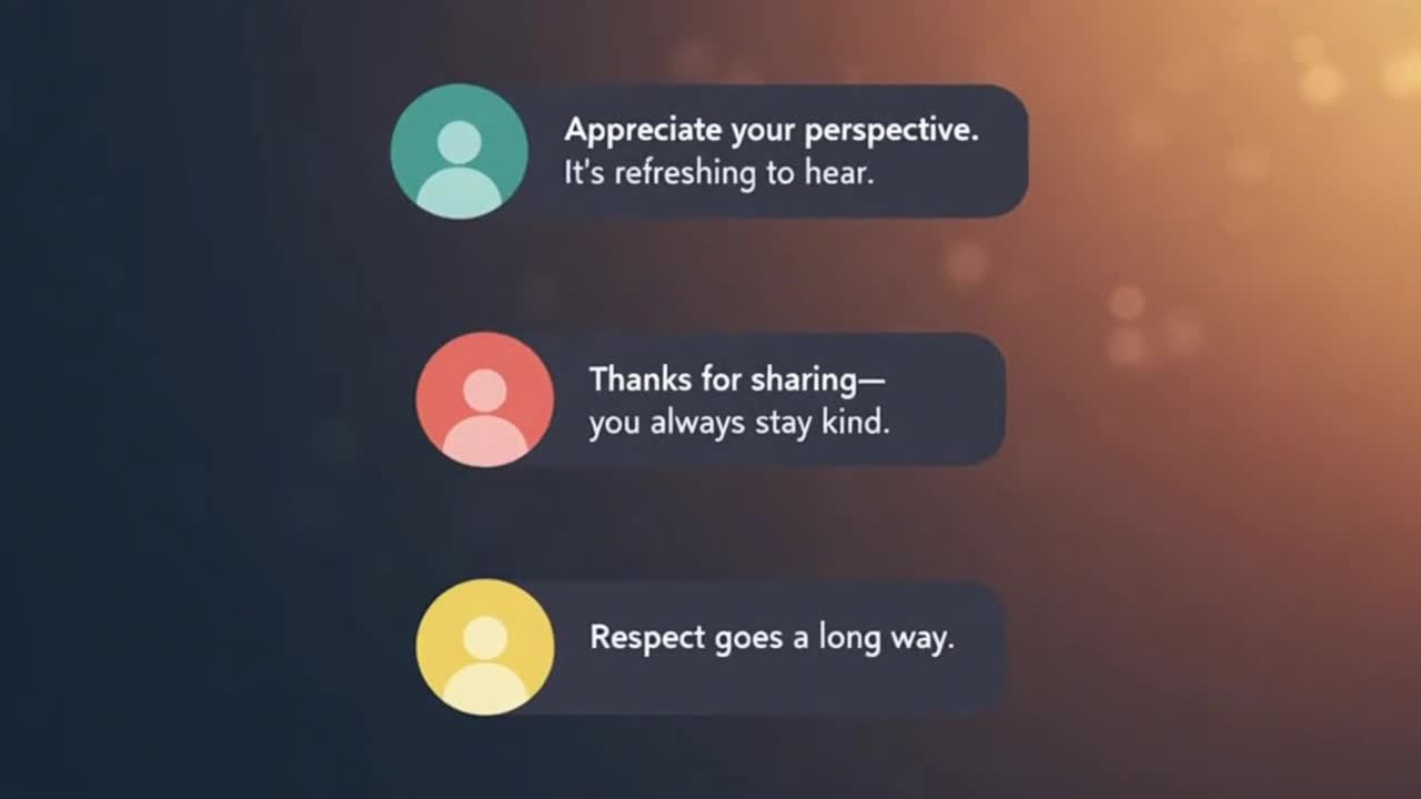 A Gentle Reminder to Keep Comments Friendly, Respectful, and Focused on Positive Engagement