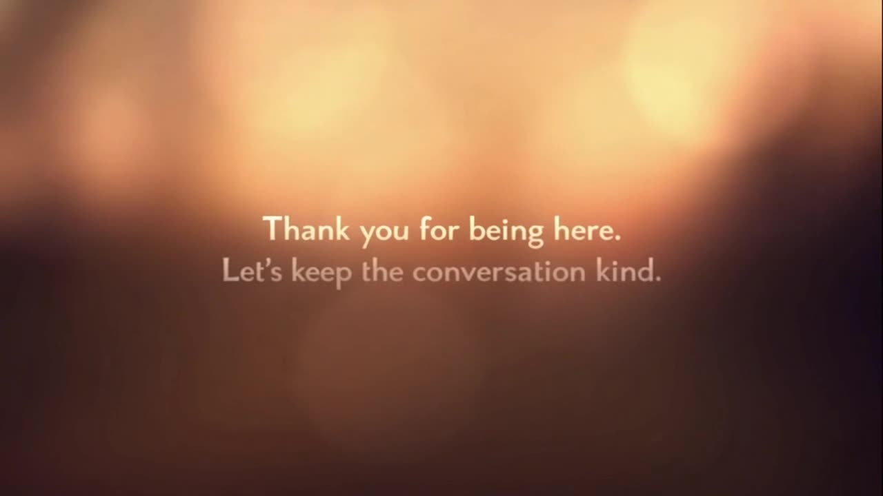 A Friendly Reminder to Keep Comments Respectful, Positive, and Welcoming for Everyone