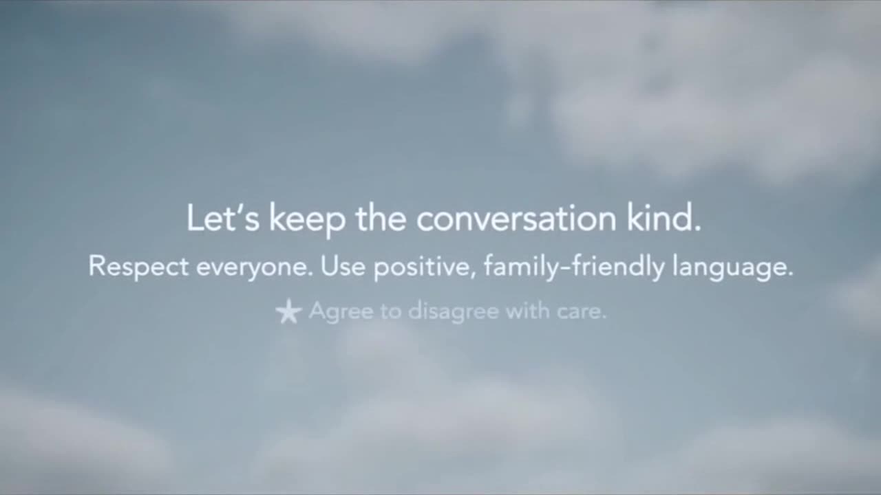A Simple Reminder to Keep Comments Positive, Respectful, and Family-Friendly for Everyone