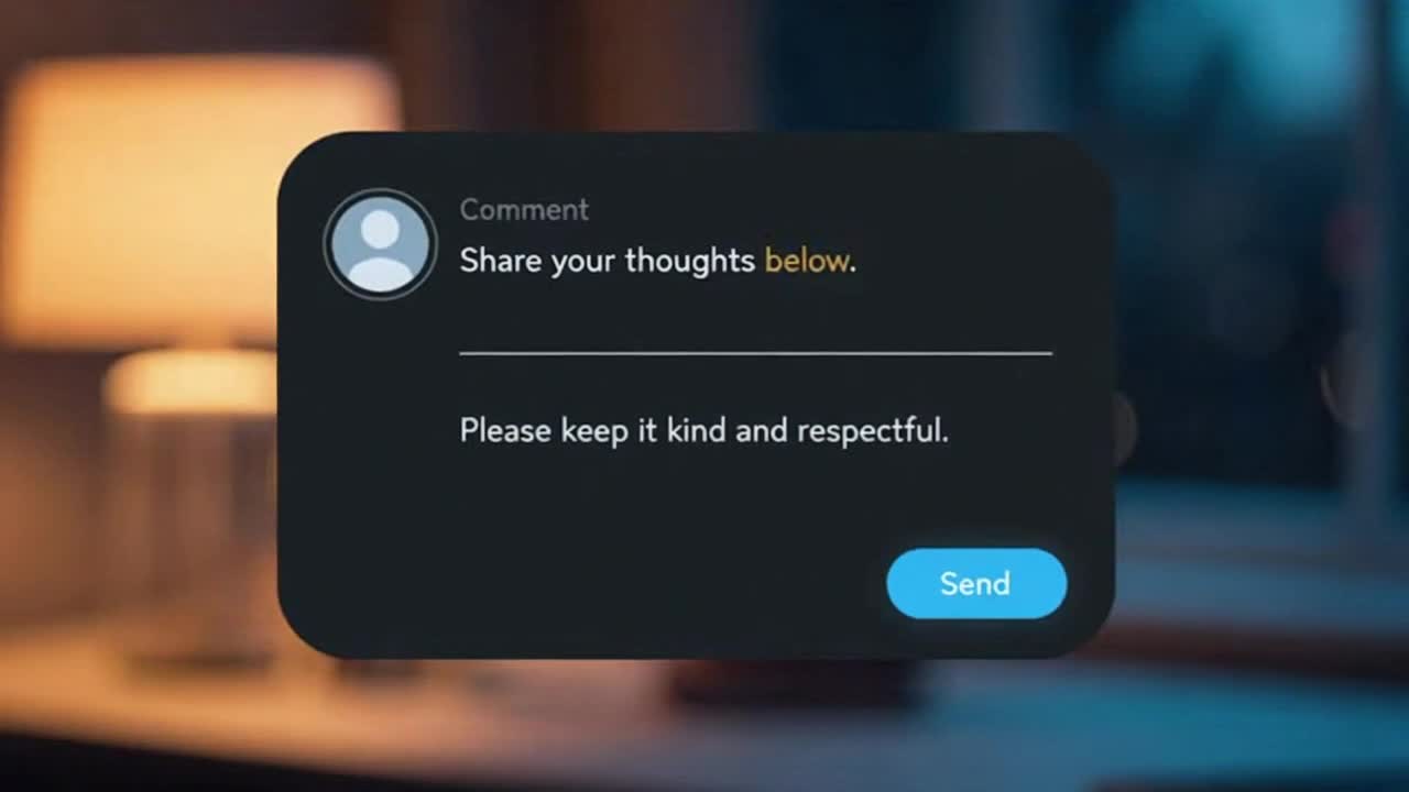 A Friendly Reminder to Share Your Thoughts Kindly and Help Keep the Conversation Welcoming for Every