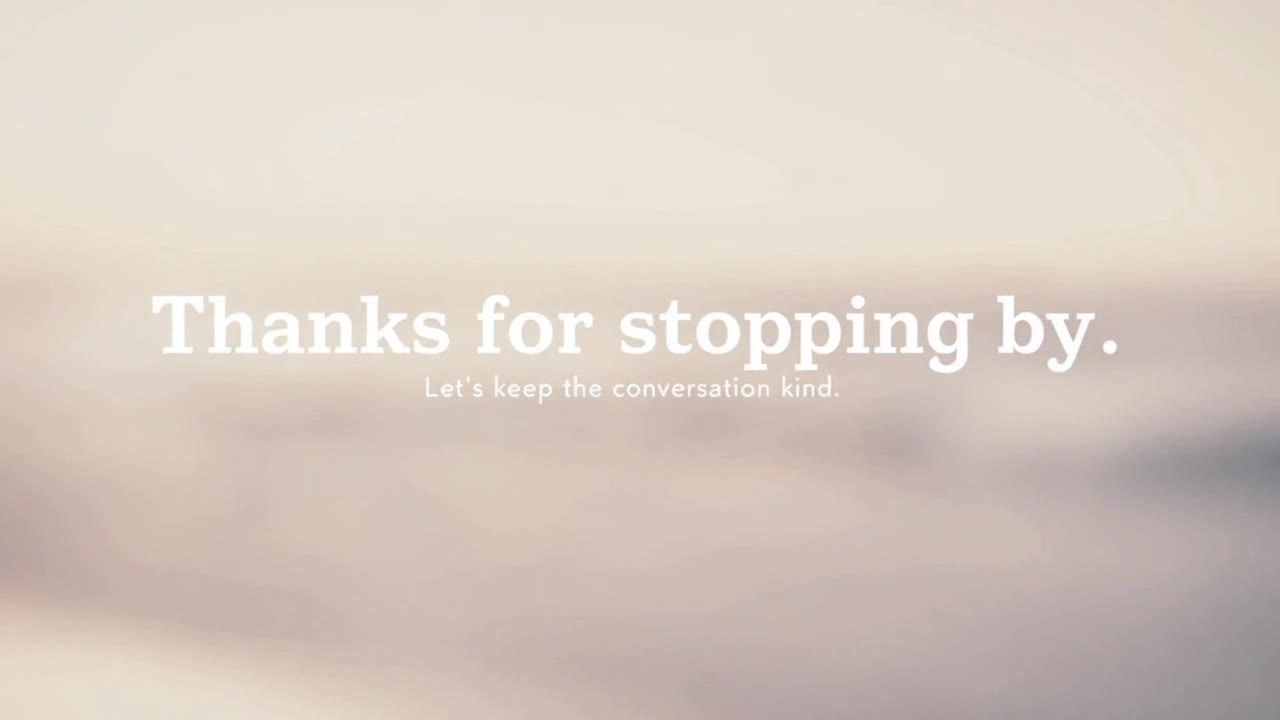A Gentle Reminder to Share Thoughts Kindly and Keep Conversations Positive Together