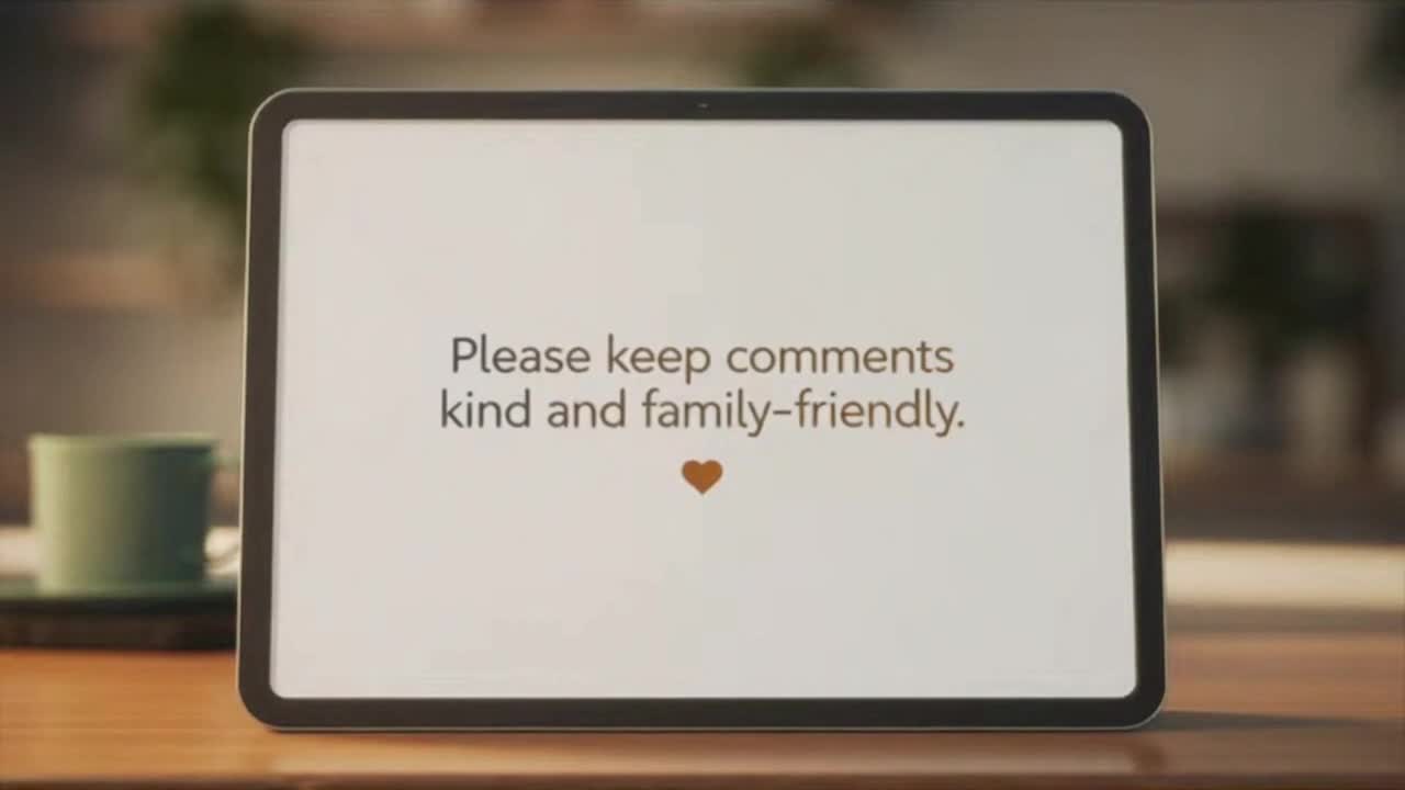 A Calm Reminder to Share Friendly, Respectful, and Family-Friendly Thoughts in the Comments