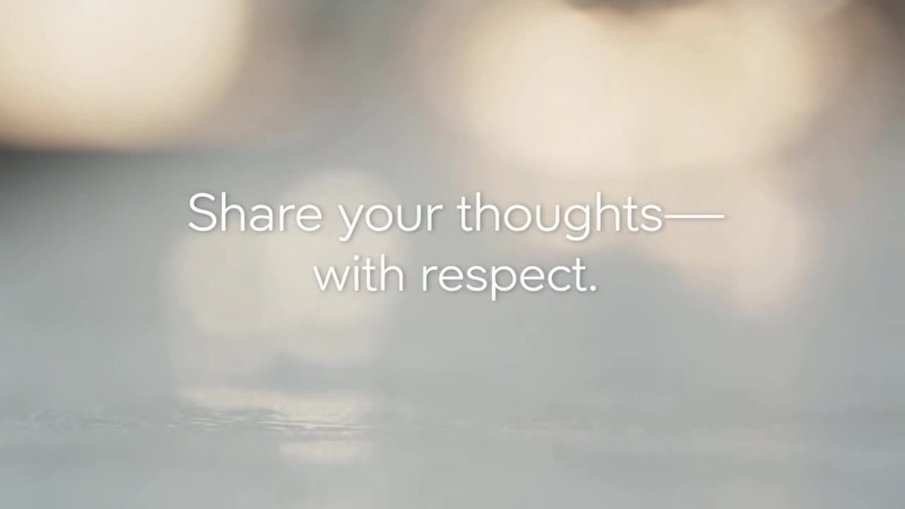 Creating a Welcoming Space by Sharing Thoughts Kindly and Respectfully Together
