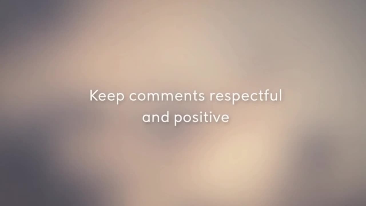 A Friendly Reminder to Keep the Comments Positive, Respectful, and Enjoyable for Everyone