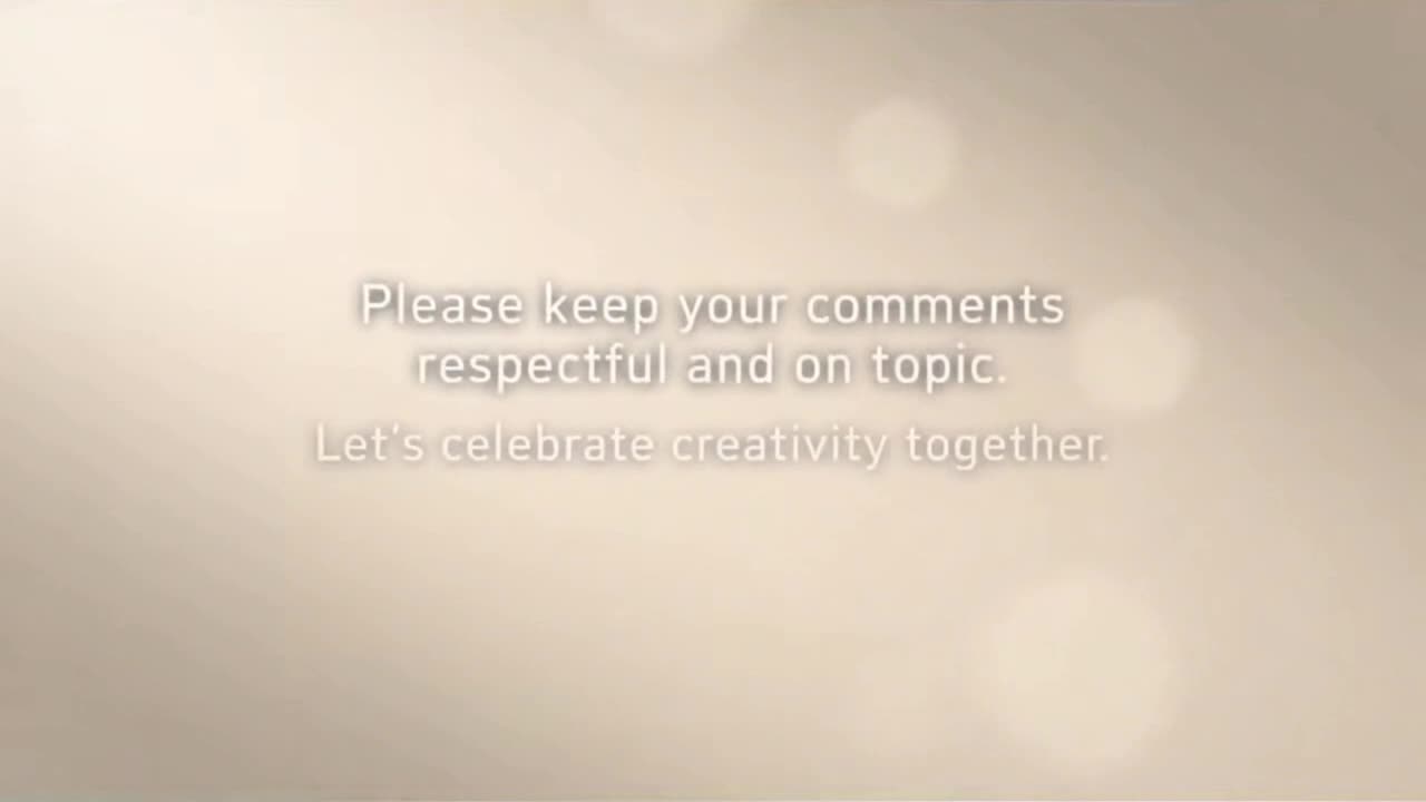 A Calm Reminder to Keep Comments Friendly, Respectful, and Focused While Celebrating Creativity Toge