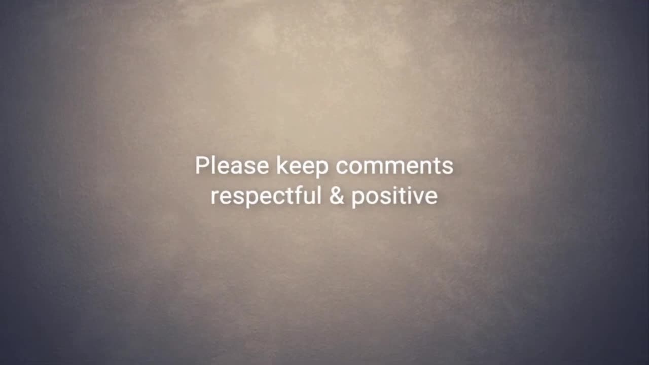 A Simple Reminder to Keep Comments Friendly, Respectful, and Positive for Everyone