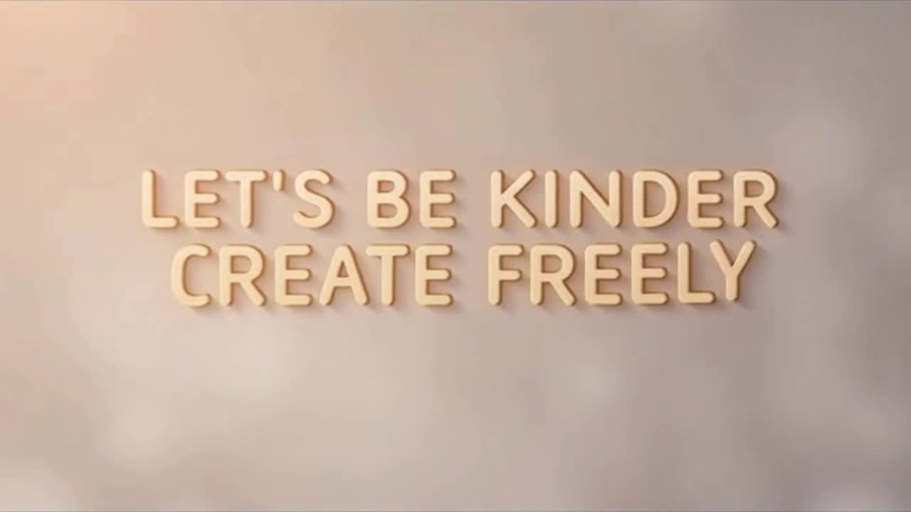 Friendly Community Message Encouraging Respectful Comments and Celebrating Creativity Together