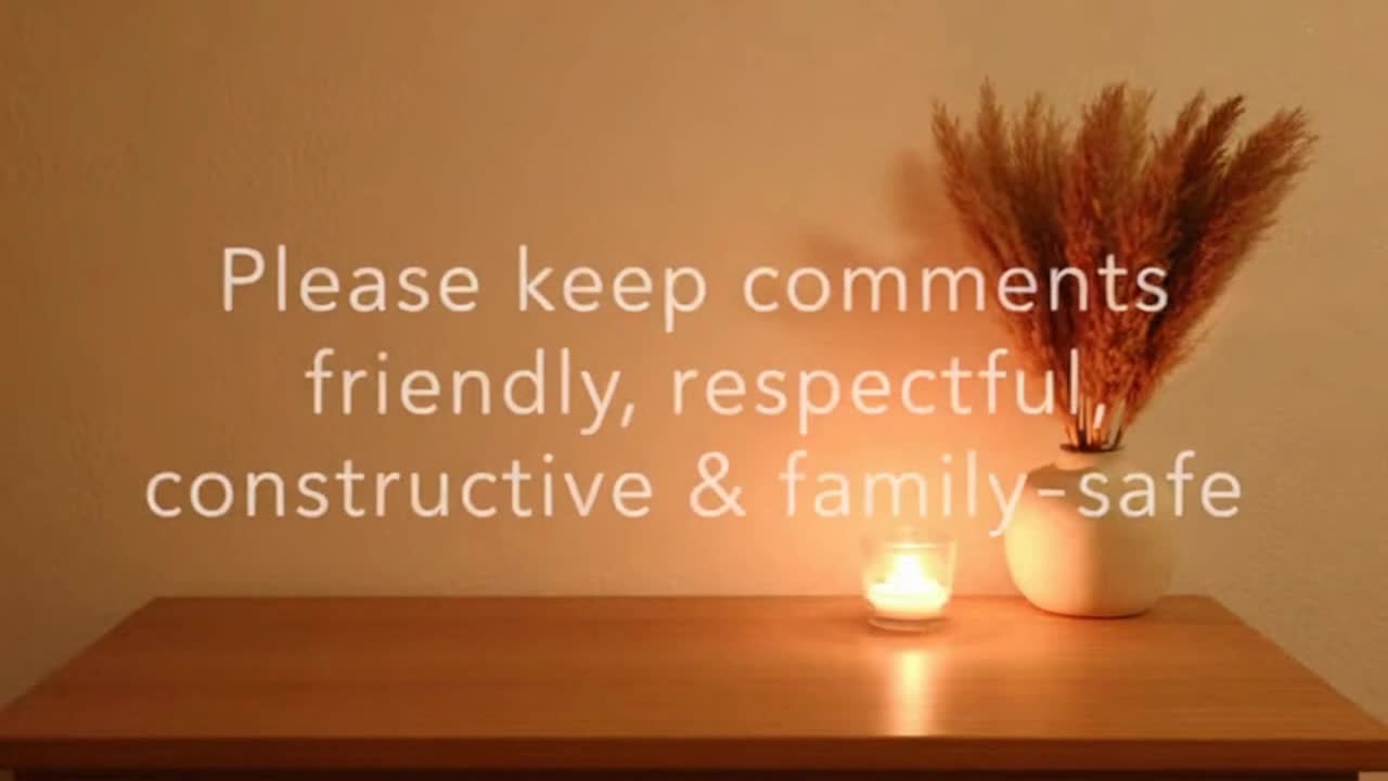 A Gentle Reminder to Share Friendly, Respectful, and Family-Friendly Thoughts in the Comments