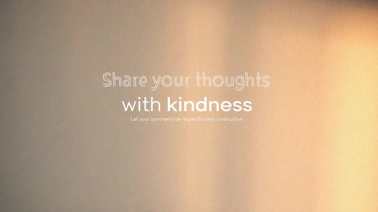 A Friendly Reminder to Keep Comments Respectful, Constructive, and Positive for Everyone