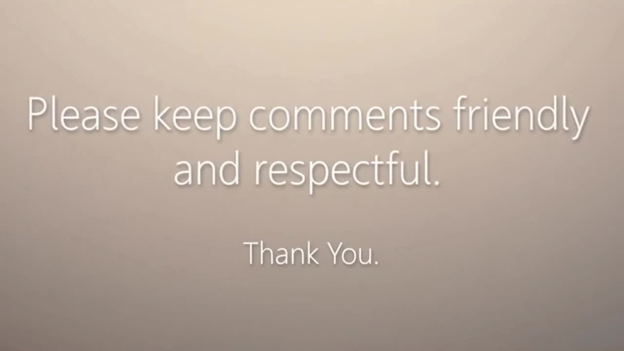 A Gentle Reminder to Keep Comments Friendly, Respectful, and Focused on Positive Interaction