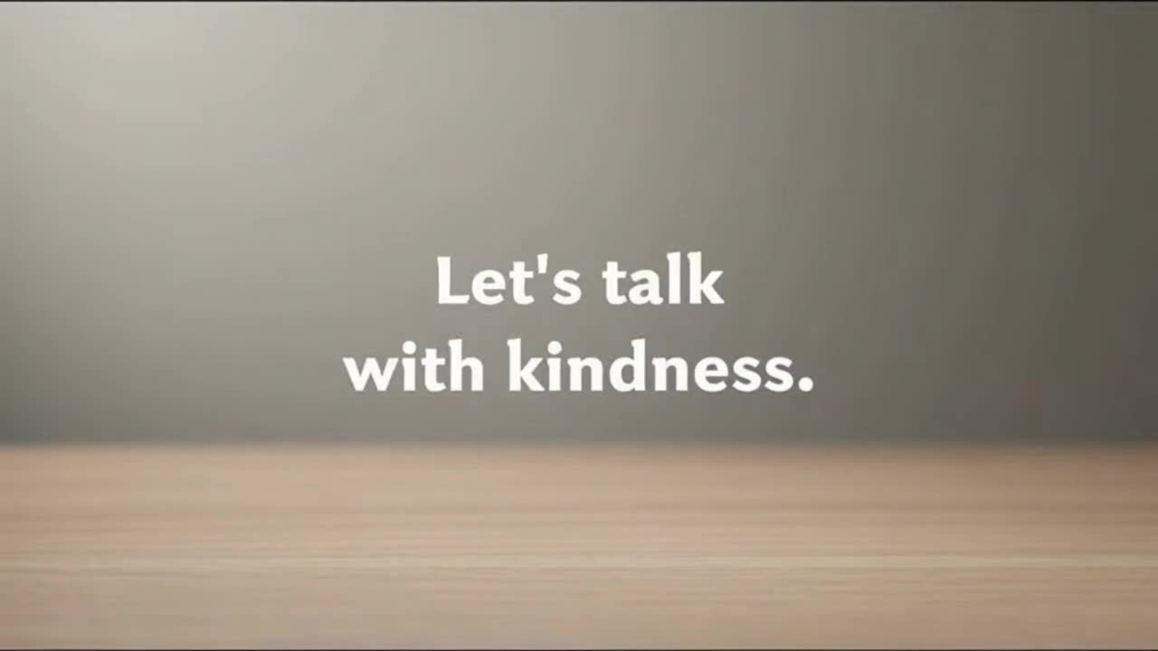 A Gentle Reminder to Share Thoughts Kindly and Build a Positive, Respectful Community Together