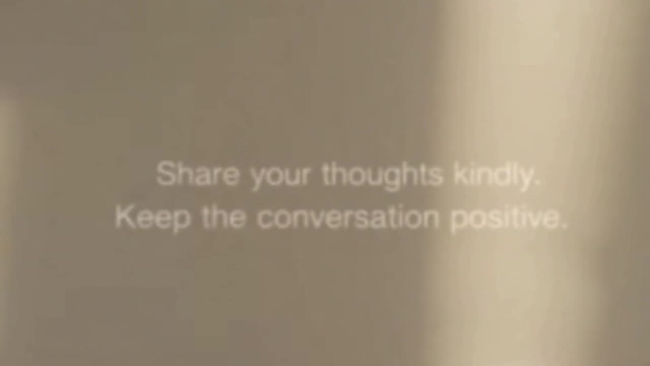 Creating a Positive and Respectful Community Space Through Thoughtful and Kind Conversations