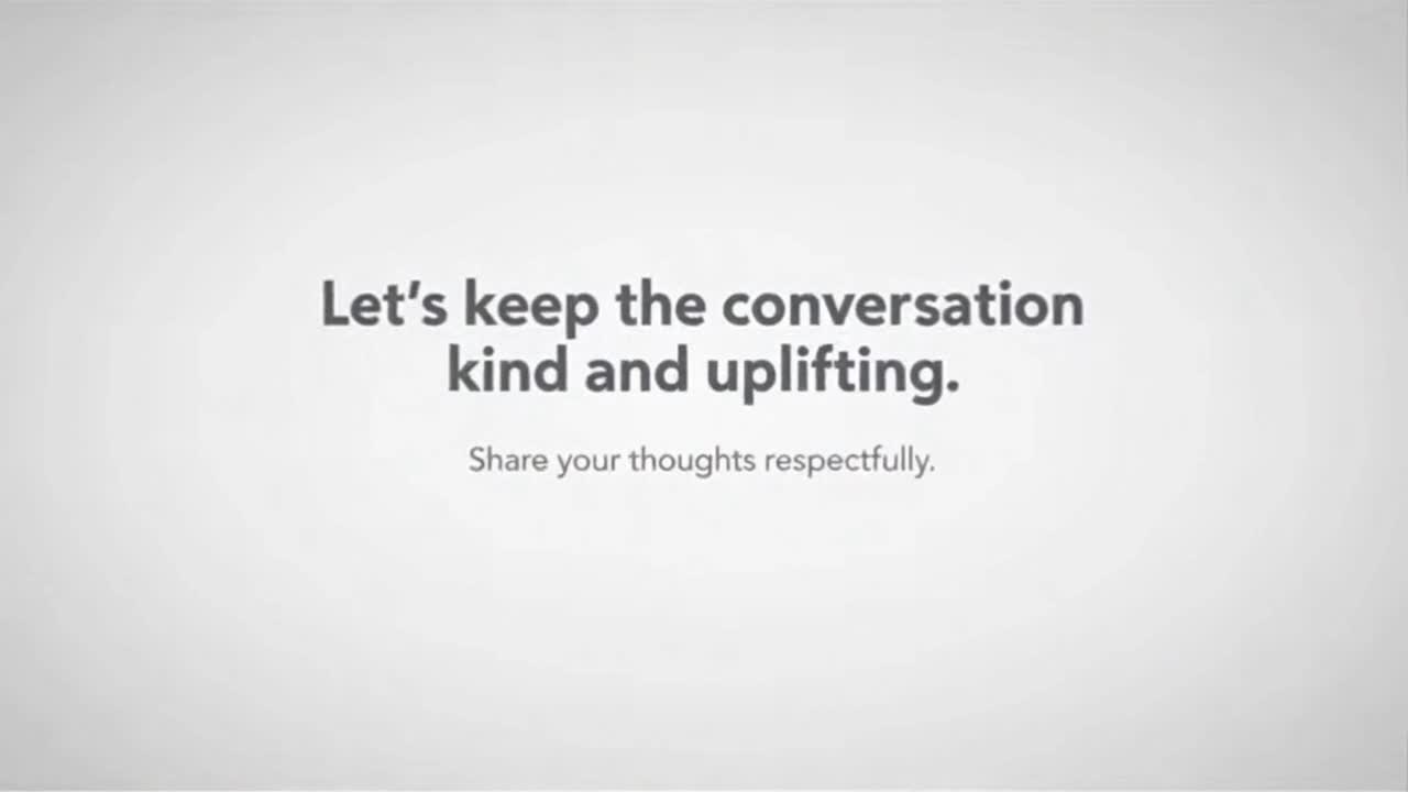 A Friendly Reminder to Keep Comments Respectful, Positive, and Enjoyable for Everyone