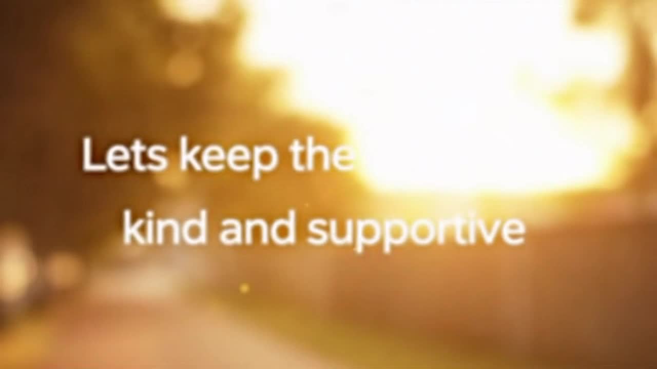 A Simple Reminder to Keep Comments Friendly, Positive, and Supportive for Everyone