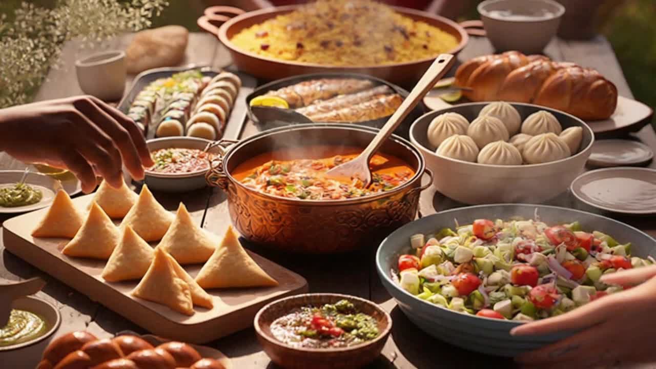 A Beautiful Glimpse of World Cultures and Cuisines Shared Through One Inviting Moment