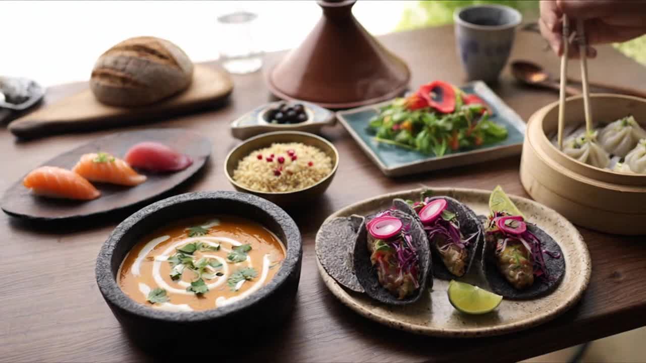A Quiet, Beautiful Glimpse of World Cultures and Cuisines Coming Together in One Visual Moment