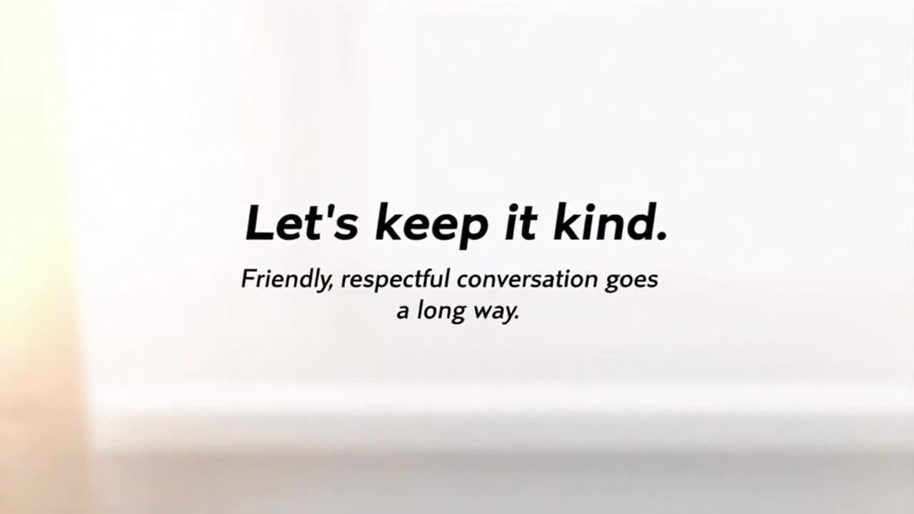 A Friendly Reminder to Keep Comments Respectful, Positive, and Enjoyable for Everyone