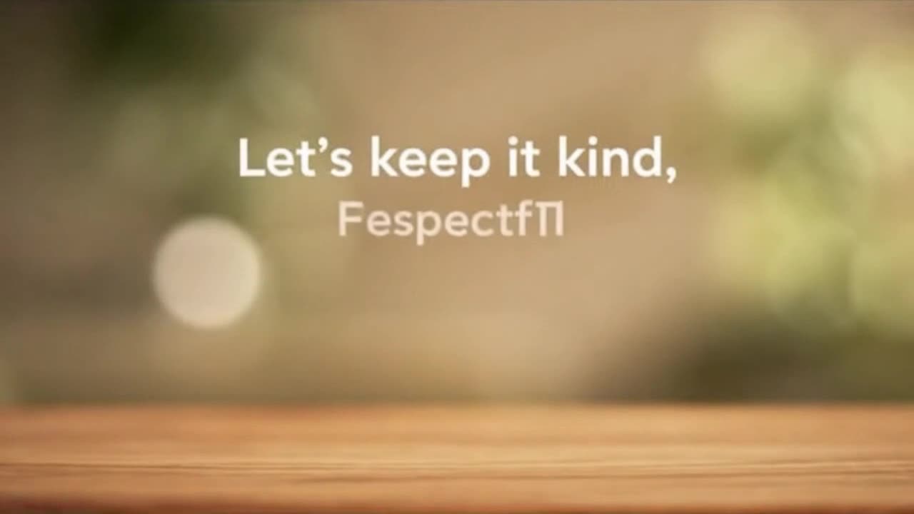 A Friendly Reminder to Keep Comments Positive, Respectful, and Welcoming for Everyone