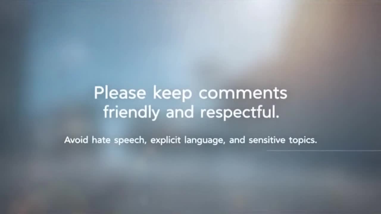 A Clear, Friendly Reminder to Keep Comments Respectful, Positive, and Enjoyable for Everyone