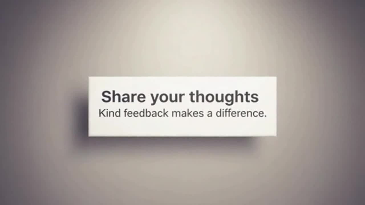 Creating a Welcoming Space by Sharing Thoughts and Feedback with Kindness and Respect
