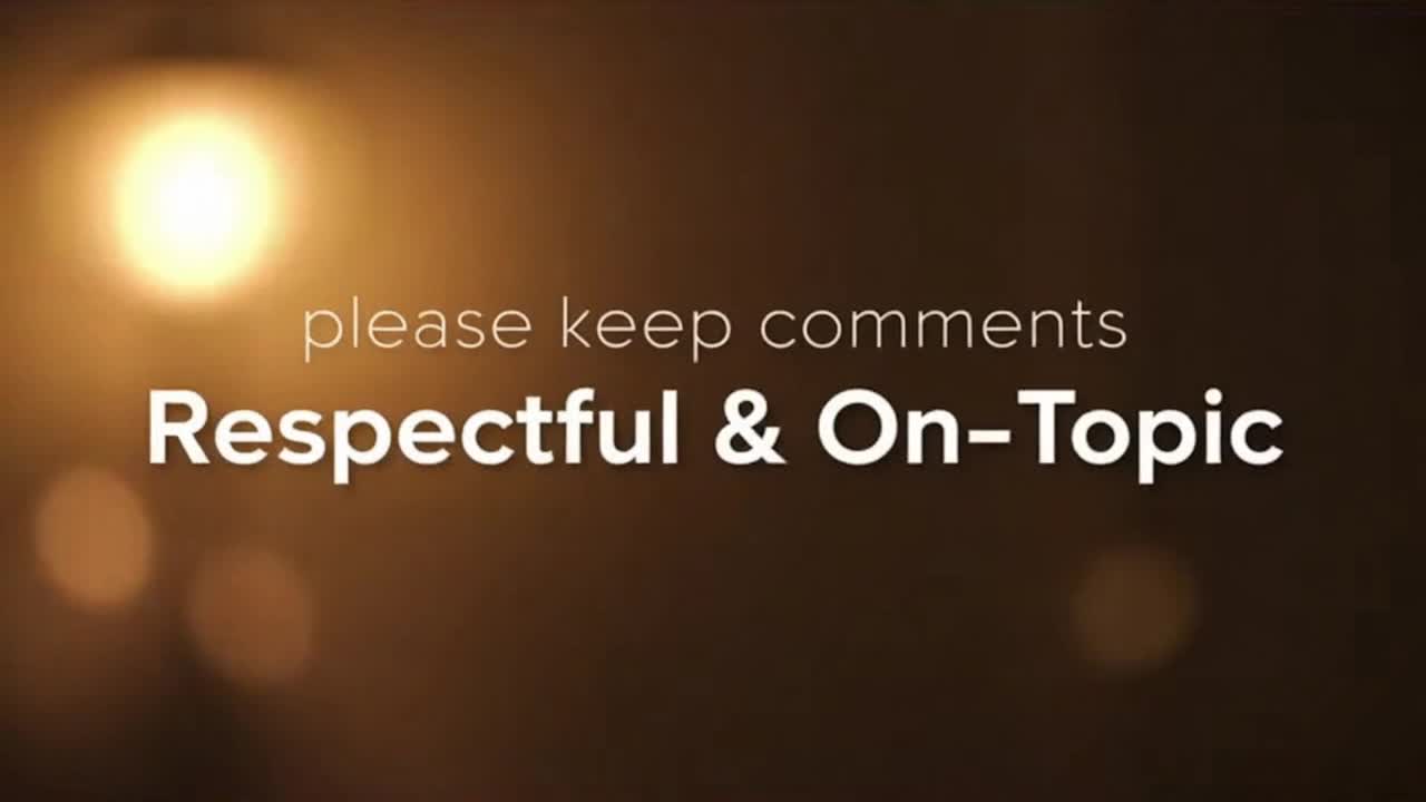 A Gentle Reminder to Keep Comments Friendly, Respectful, and Positive for Everyone