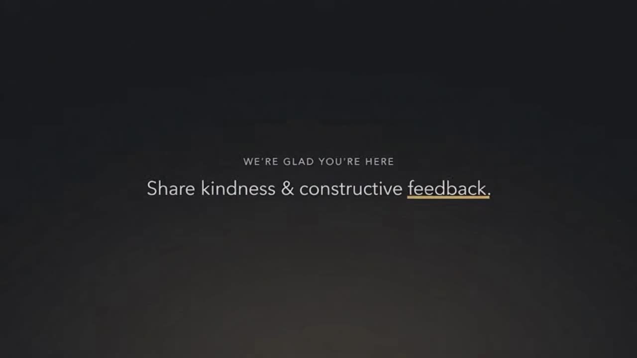 A Calm Reminder to Keep Comments Respectful, Positive, and Constructive for Everyone