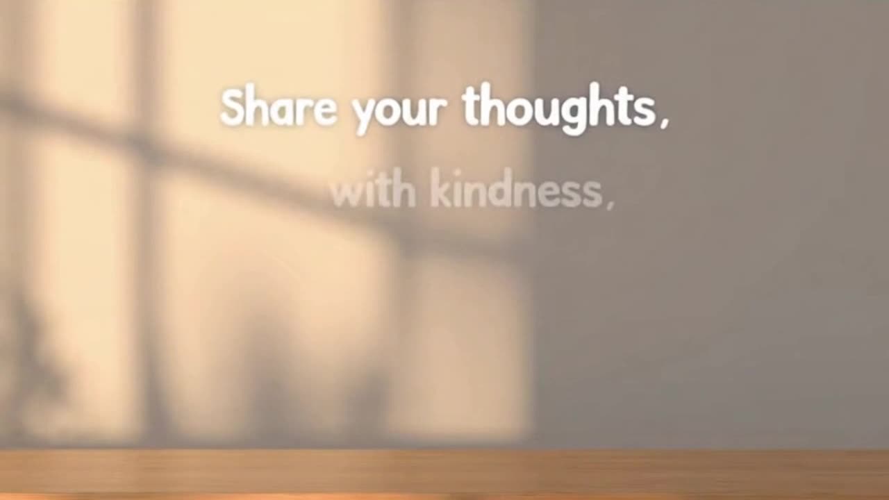 A Friendly Reminder to Keep Comments Respectful, Positive, and Constructive for Everyone