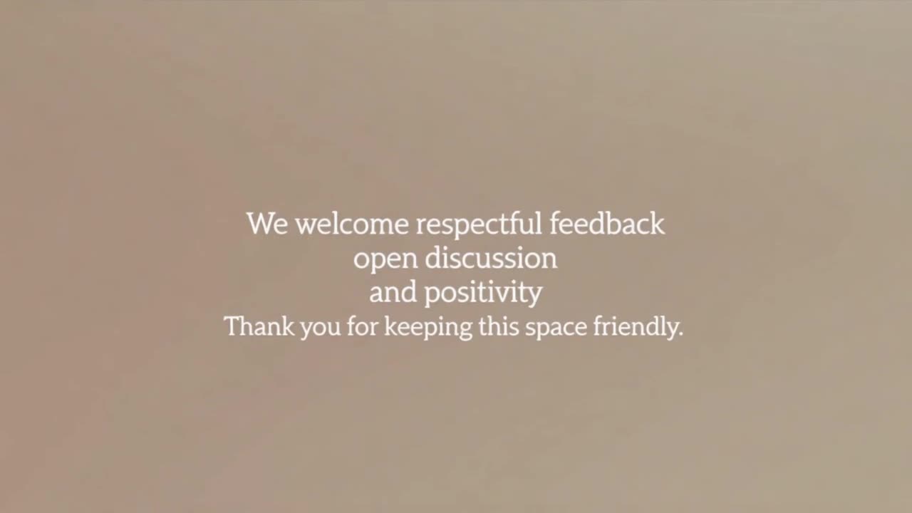 A Gentle Reminder to Share Thoughts Kindly and Keep Conversations Positive Together