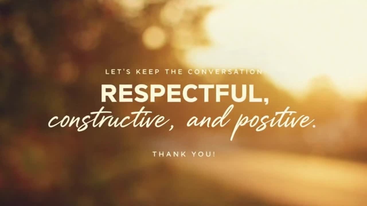 A Friendly Reminder That Kind, Respectful Comments Help Keep This Space Positive for Everyone