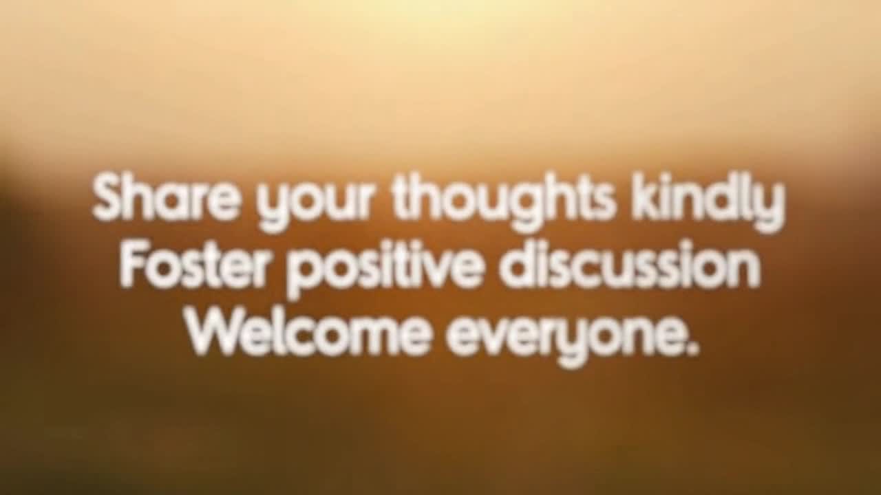 A Gentle Reminder to Share Thoughts Kindly and Build a Positive, Family-Friendly Community Together