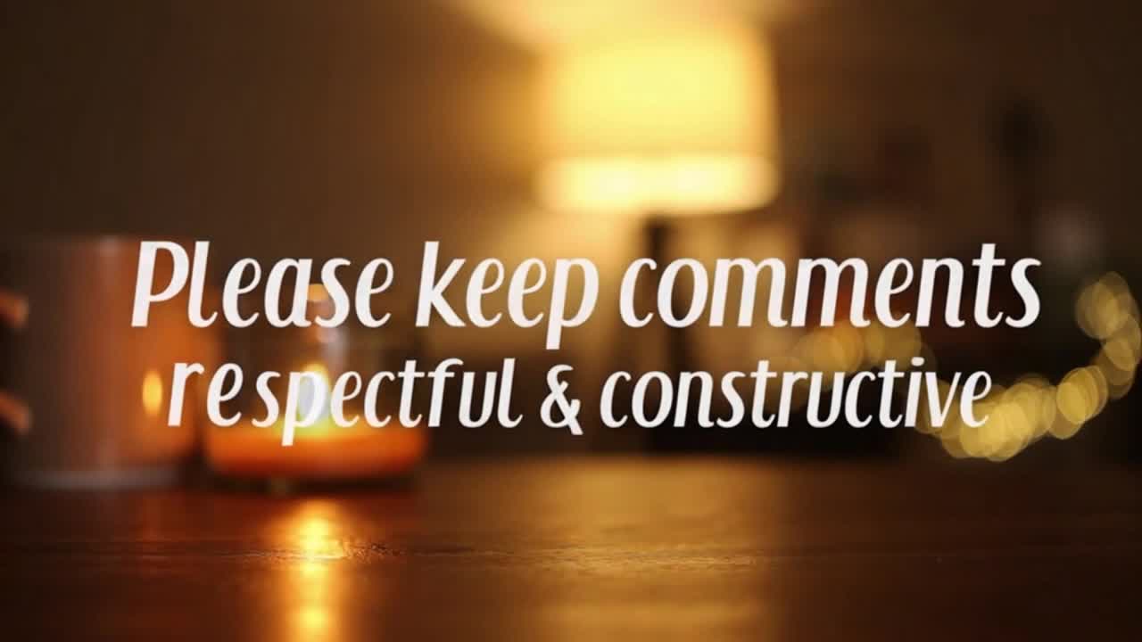 A Friendly Reminder to Keep Comments Respectful, Constructive, and Positive for Everyone