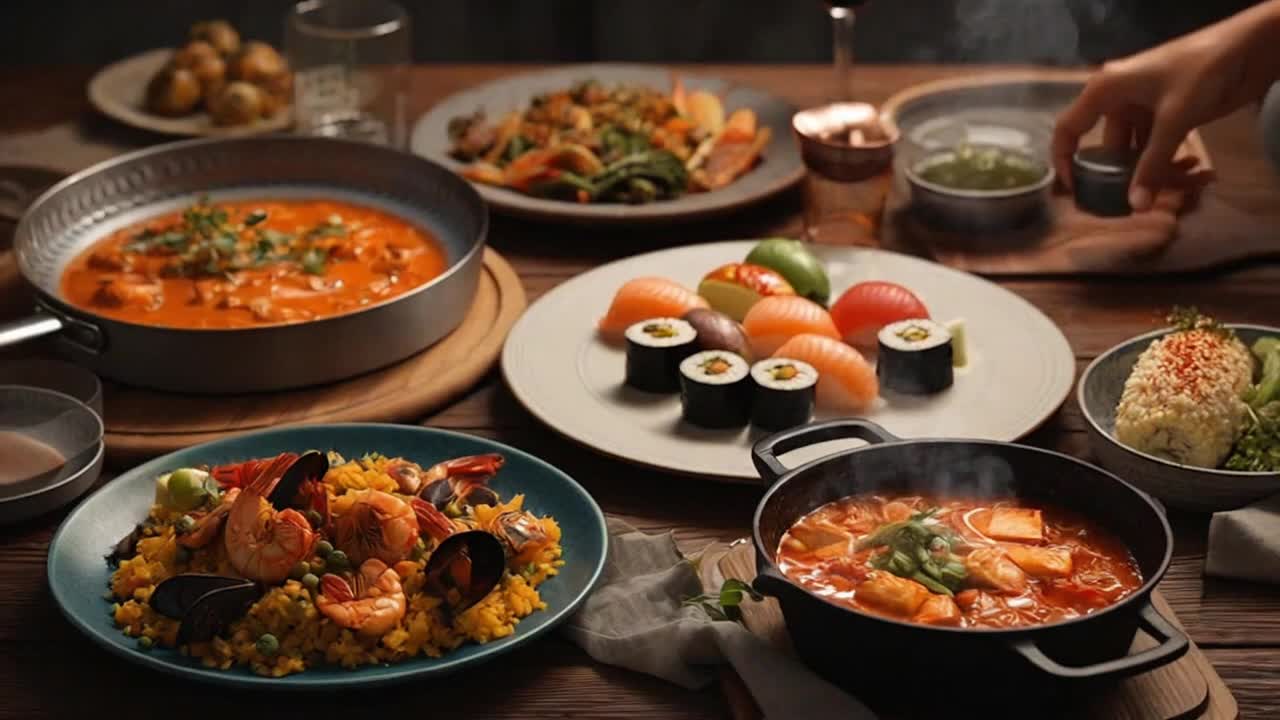 A Brief Visual Journey Through World Cultures and Cuisines Presented in a Beautiful Shared Moment