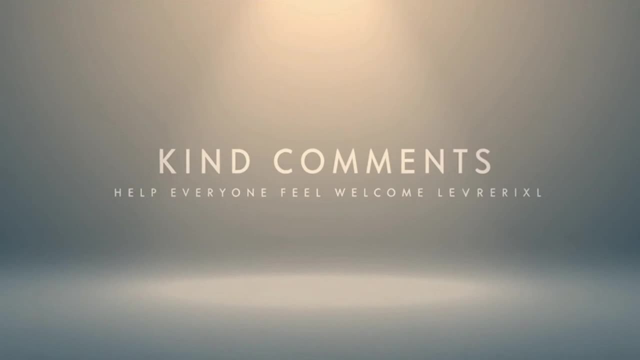 Friendly and Respectful Comments Help Create a Positive, Welcoming Space for Everyone