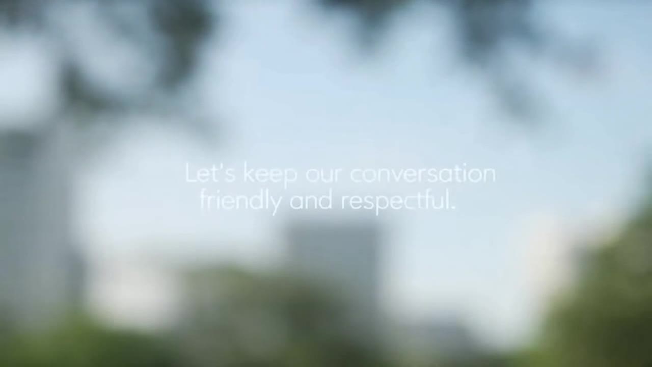 Creating a Welcoming Community Through Positive, Respectful, and Thoughtful Conversations